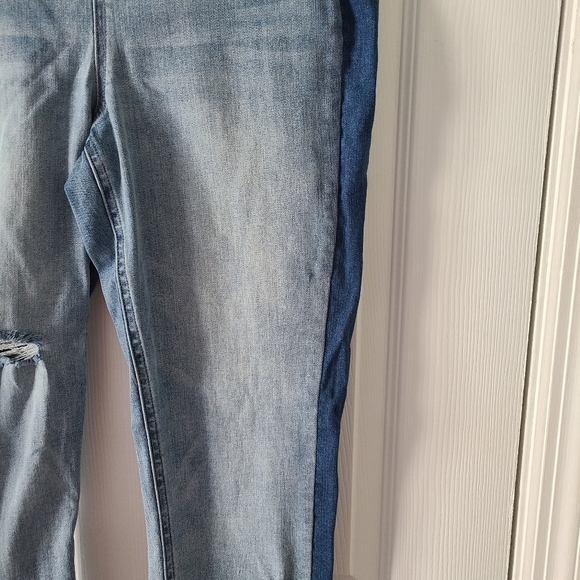 SPANX Distressed Two Tone Jeans - Picture 5 of 6